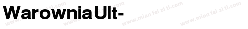 Warownia Ult字体转换